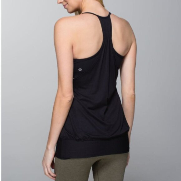 VGC Lululemon Black No Limits Tank - Size 6 - Picture 1 of 4